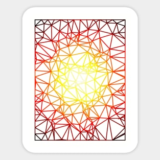 Gradient Color Mesh Sticker